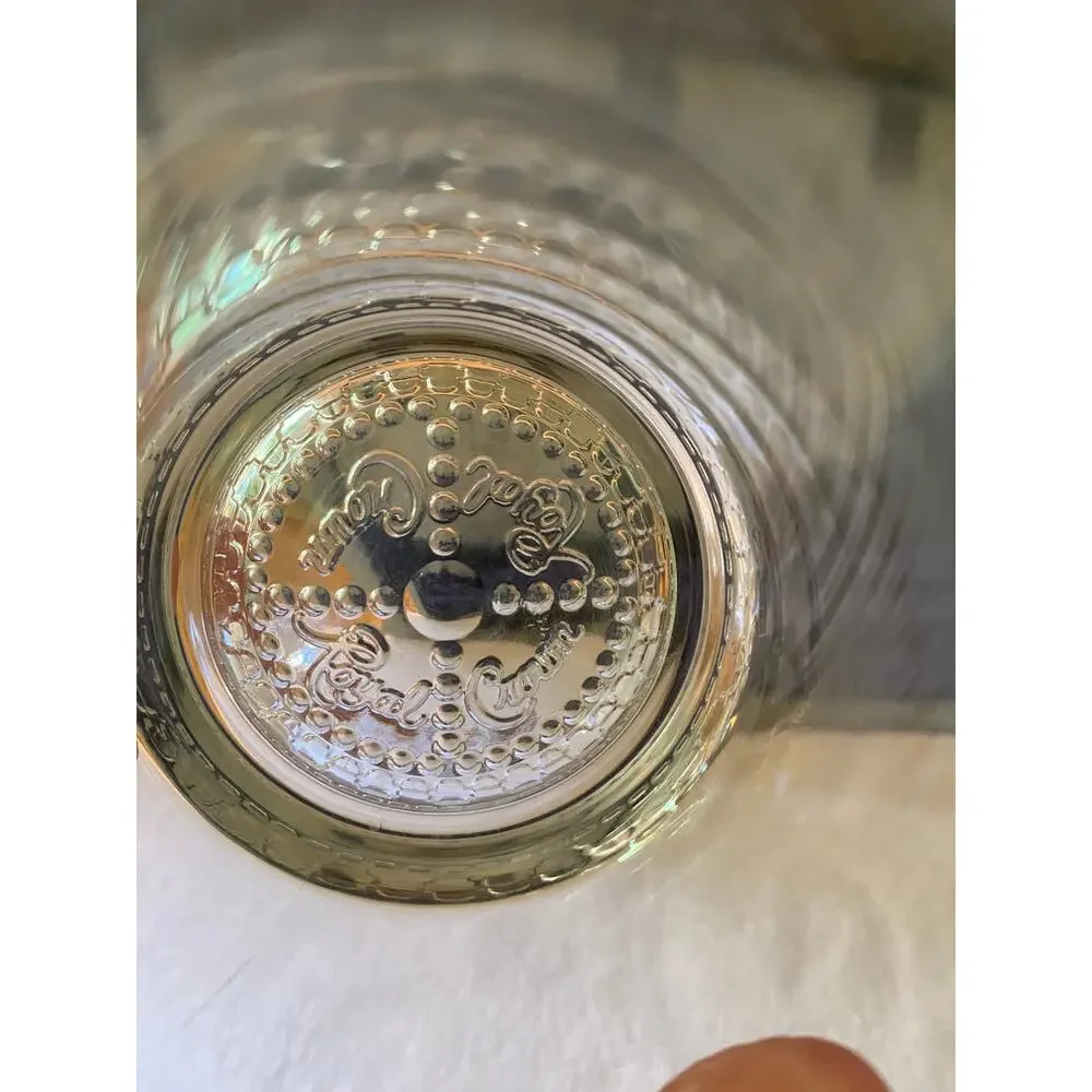 Set of 2 Vintage Crown Royal bourbon glasses